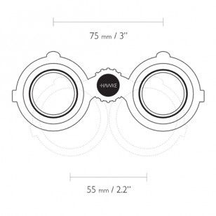 Hawke Nature Trek 8x32 Binocular รหัส 35100