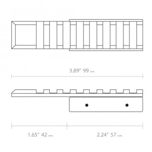 Hawke Adaptor Base 11mm(Airgun) 3/8(Rifle) to Weaver/Picatinny รหัส 22400