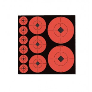 Self-Adhesive Target Spots, Assorted Spots 110 Targets 60-1", 30-2", 20-3" รหัส 33928